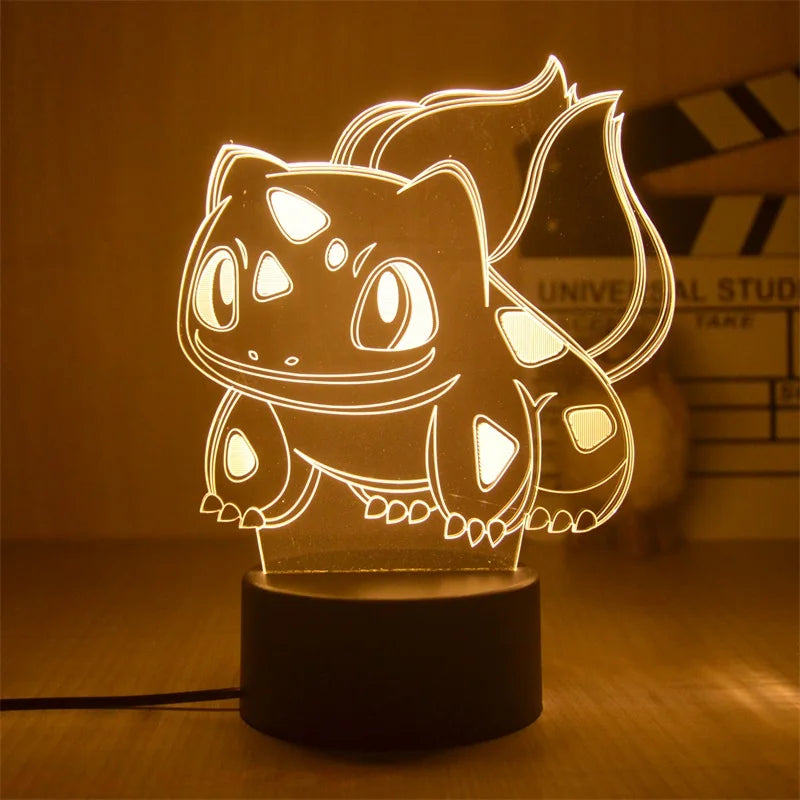 Pokemon Pikachu LED 3D Night Light Pokemon Pikachu LED 3D Night Light - Furvenzy