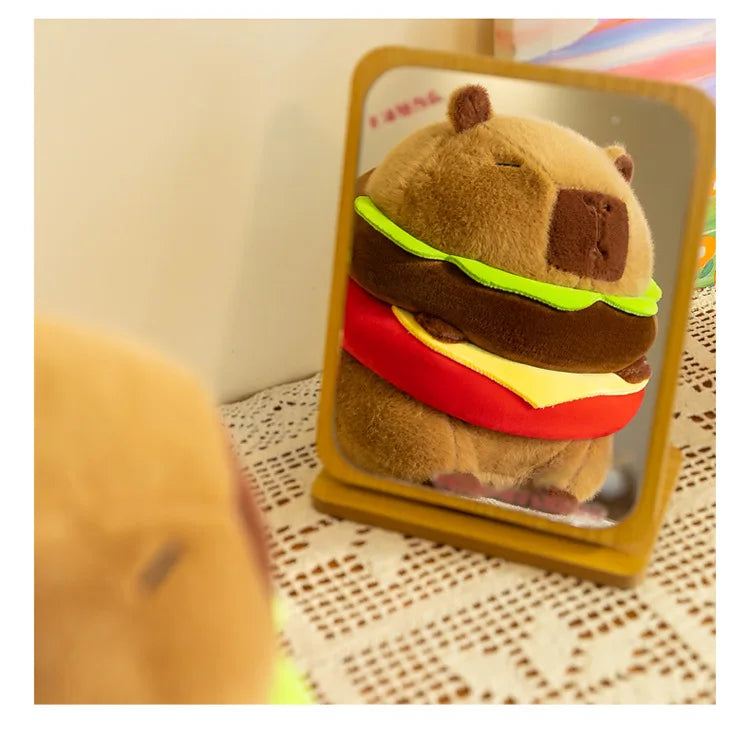 Capybara Hamburger Plush Stuffed Toy Capybara Hamburger Plush Stuffed Toy Furvenzy