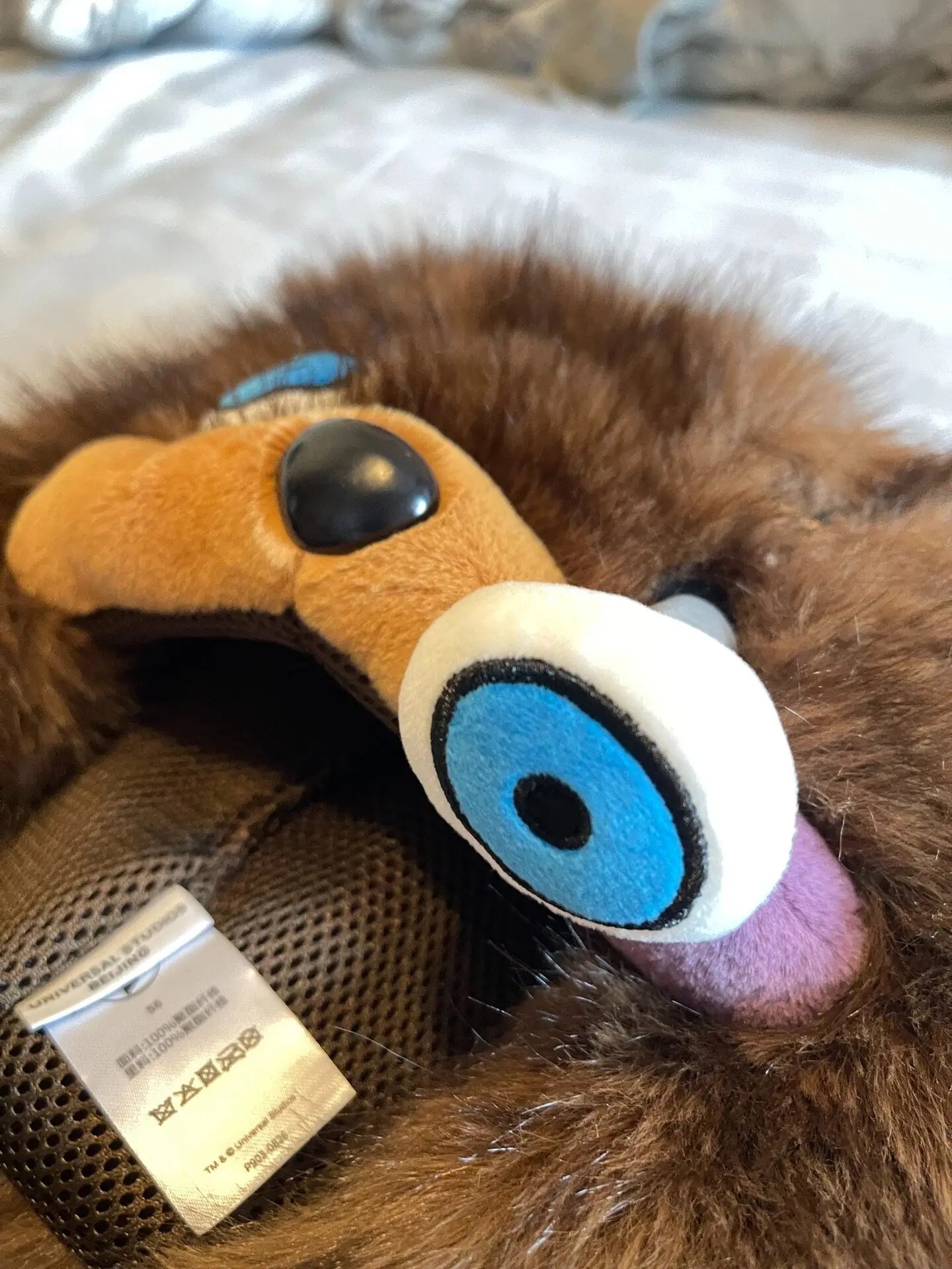 Hamikuma Bear Plush Hooded Halloween Trapper Hat Hamikuma Bear Plush Hooded Halloween Trapper Hat