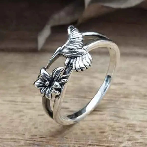 Artistic Frog & Toad Statement Ring – Retro Silver-Tone Adjustable Unisex Jewelry Artistic Frog & Toad Statement Ring – Retro Silver-Tone Adjustable Unisex Jewelry