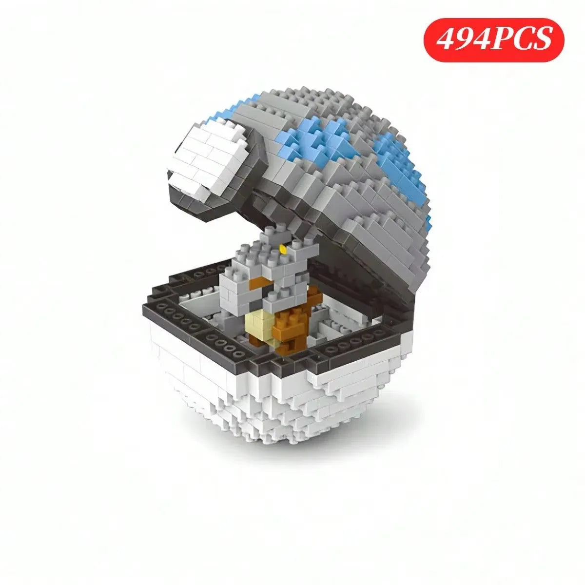 Pokemon Poke Ball Building Blocks – Pikachu Mini Brick Set Pokemon Poke Ball Building Blocks – Pikachu Mini Brick Set
