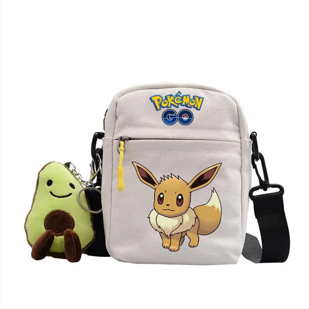 Pokemon Pikachu Canvas Crossbody Bag Pokemon Pikachu Canvas Crossbody Bag - Furvenzy