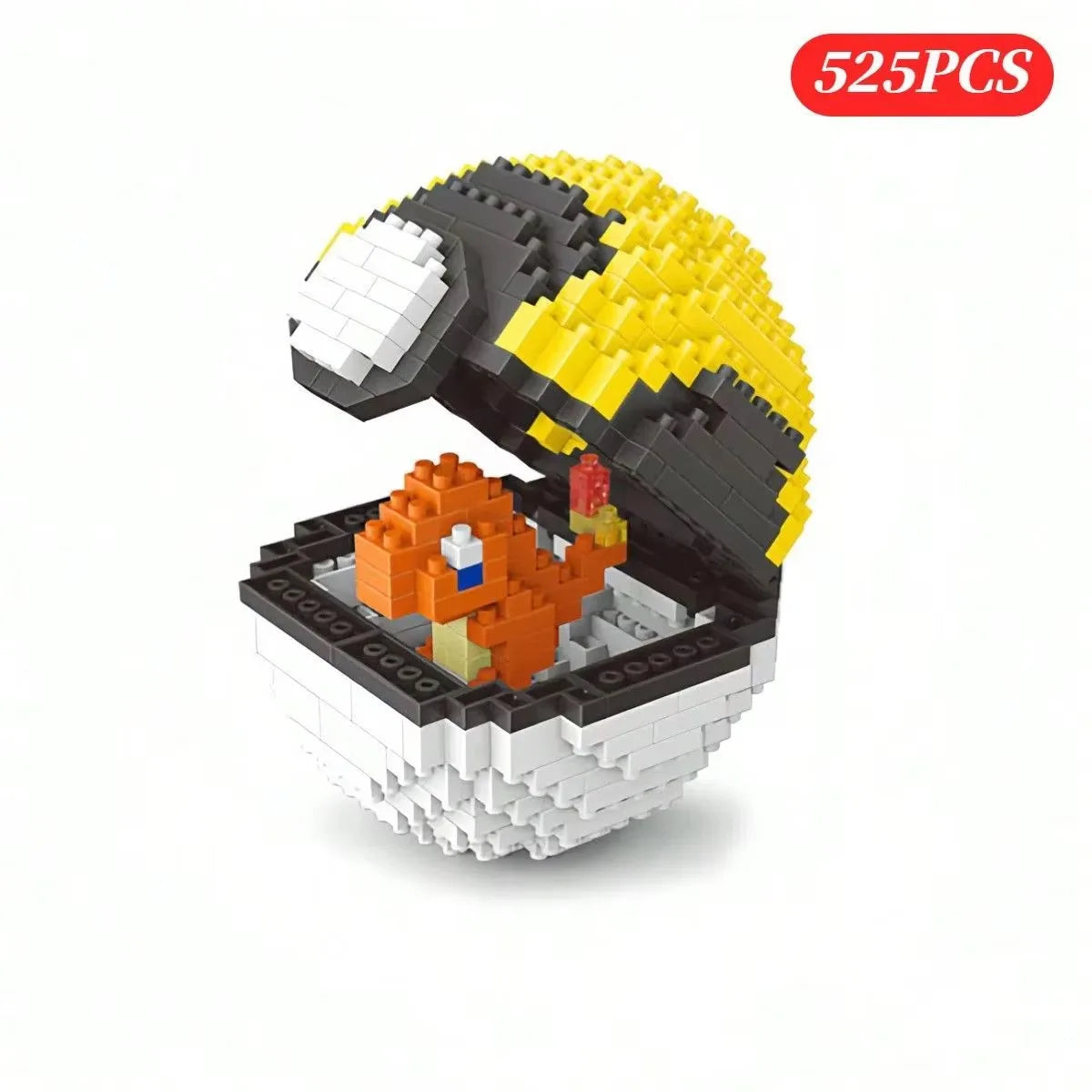 Pokemon Poke Ball Building Blocks – Pikachu Mini Brick Set Pokemon Poke Ball Building Blocks – Pikachu Mini Brick Set