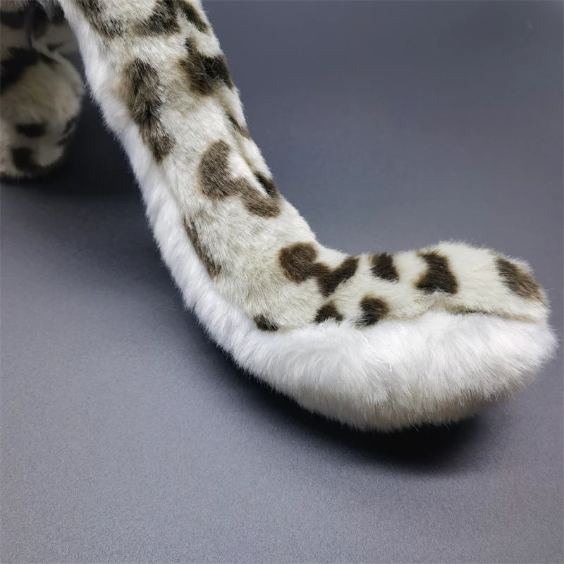 Realistic Snow Leopard Plush Stuffed Toy Realistic Snow Leopard Plush Stuffed Toy Furvenzy