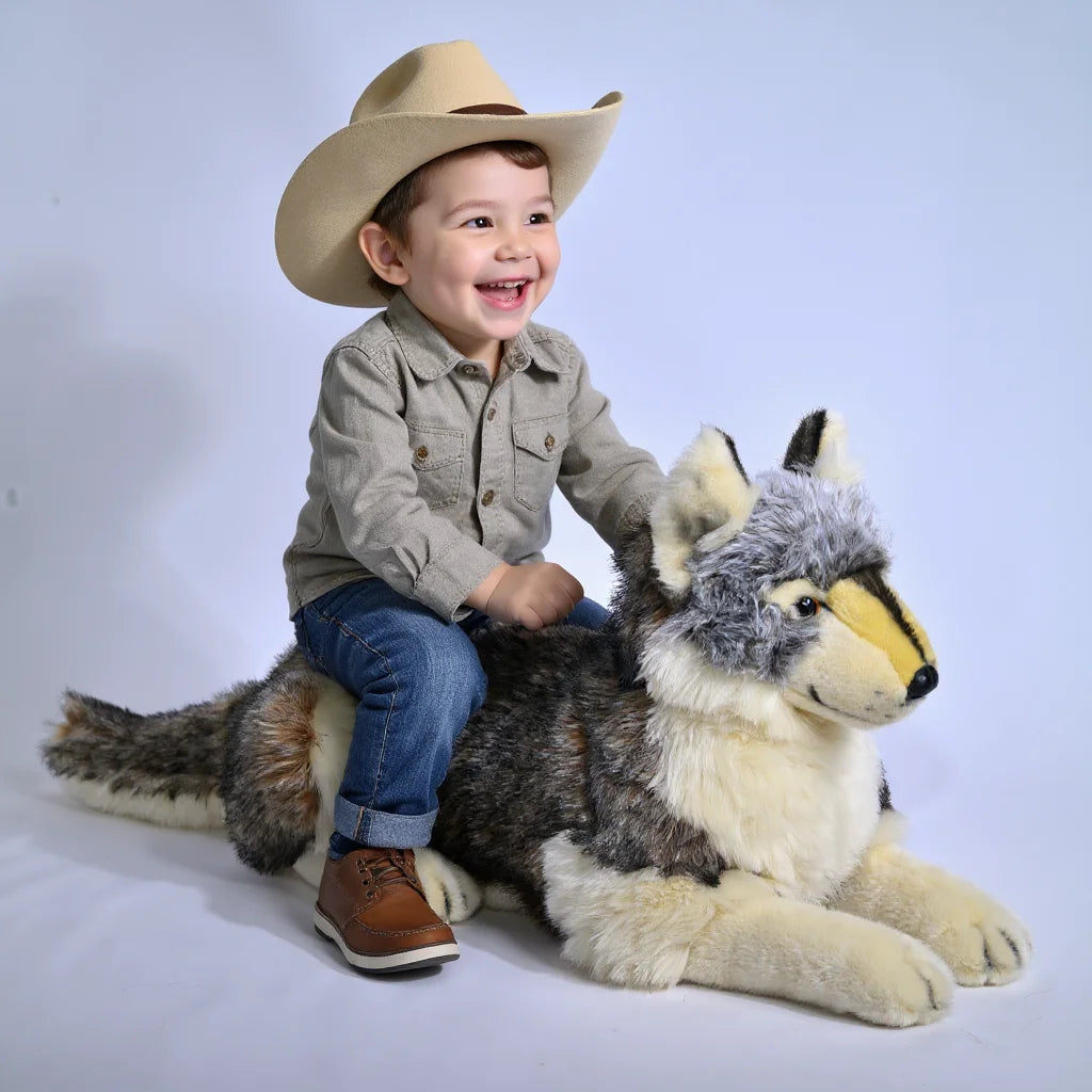 Realistic Wolf Plush Stuffed Toy Realistic Wolf Plush Stuffed Toy