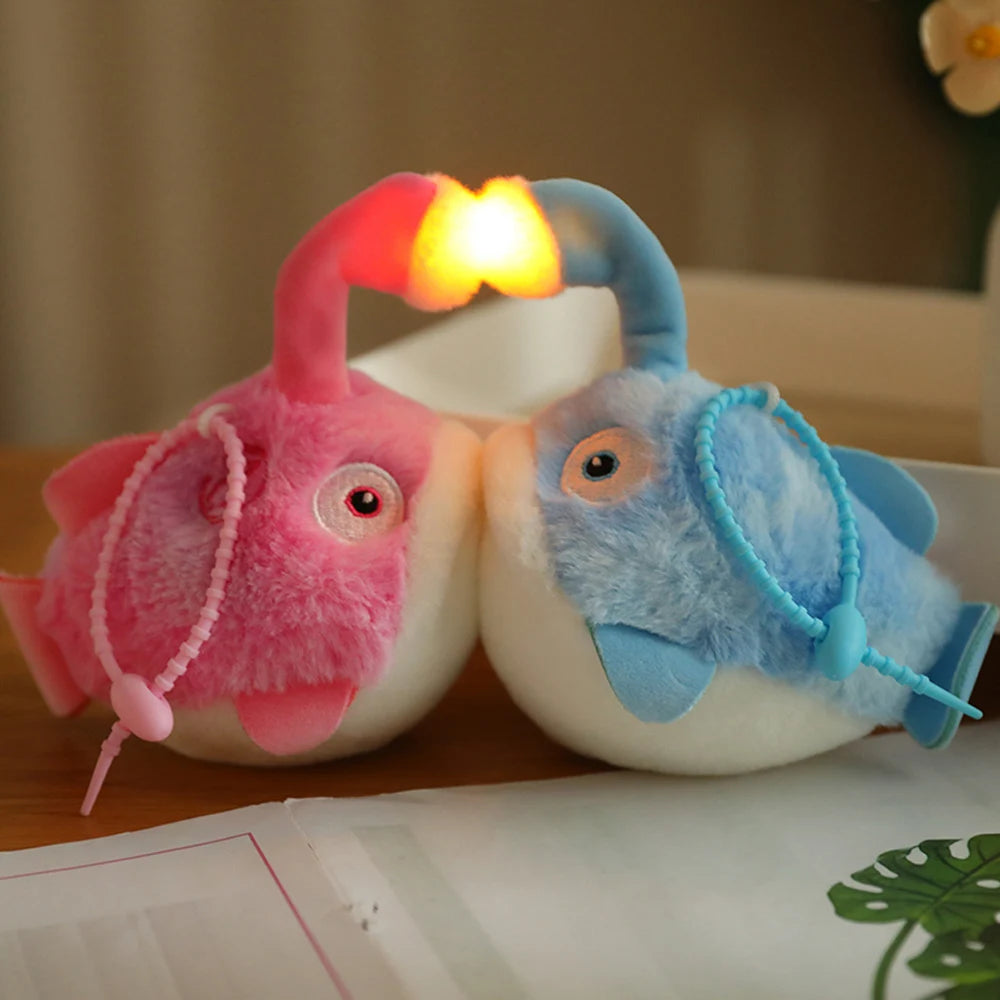 Realistic Lantern Monkfish Pair Plush Toy Realistic Lantern Monkfish Pair Plush Toy Furvenzy