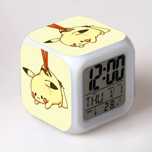 Pokemon Pikachu LED Alarms Clock Pokemon Pikachu LED Alarms Clock - Furvenzy