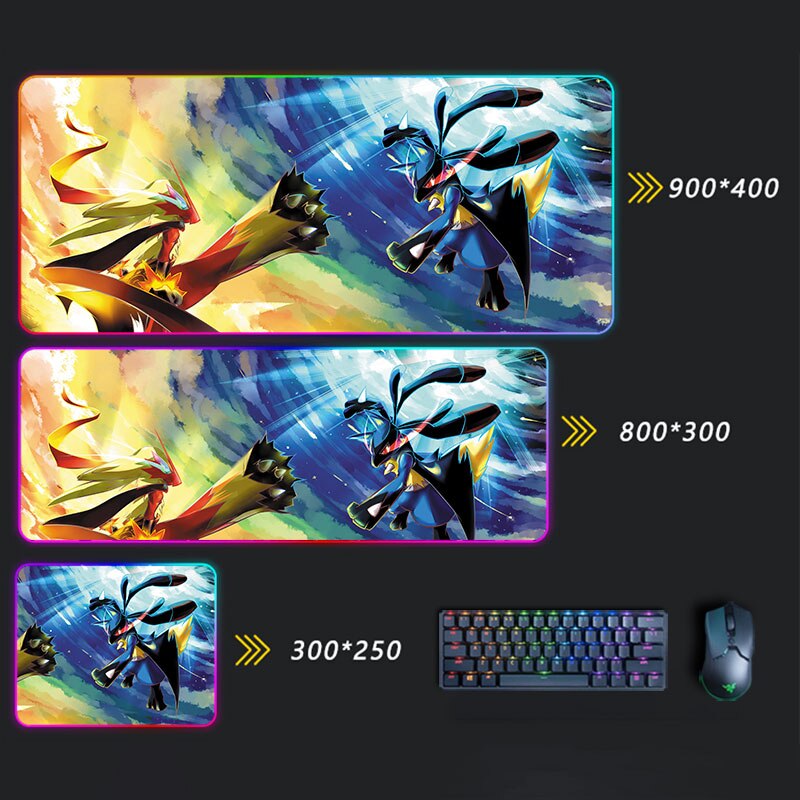 Pokemon Pikachu LED Mousepad Pokemon Pikachu LED Mousepad Furvenzy 26 350x250x30mm