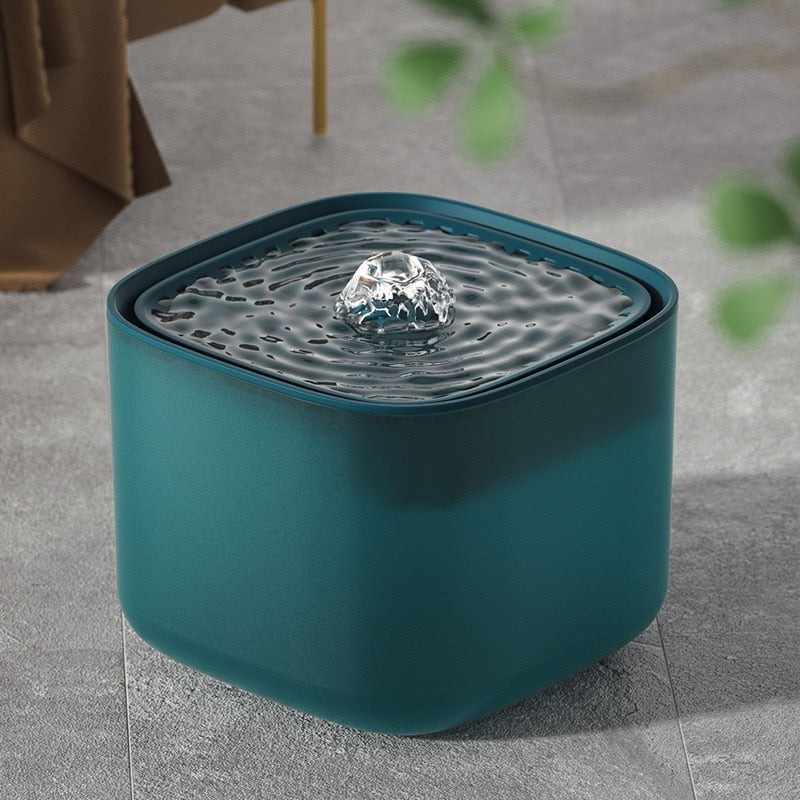 Pet Water Fountain & Dispenser Pet Water Fountain & Dispenser Furvenzy Green