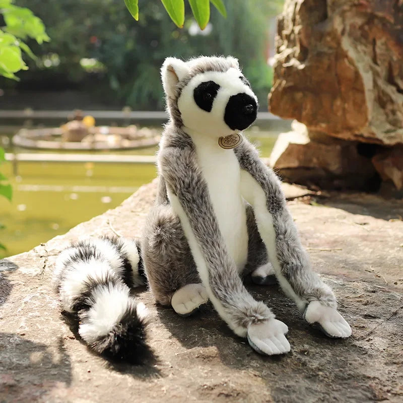 Realistic Lemur Plush Animal Toy Realistic Lemur Plush Animal Toy Furvenzy Long Arms