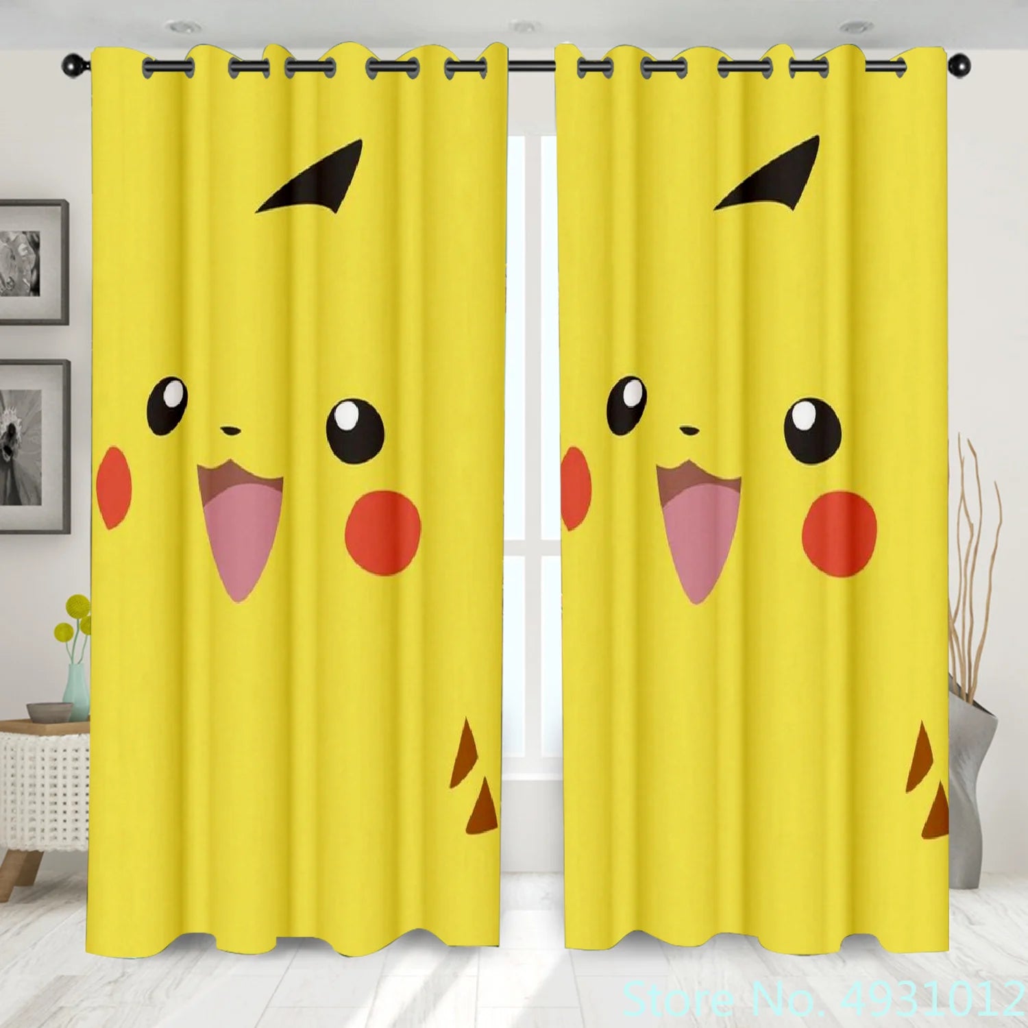 Pokemon Pikachu Curtains Pokemon Pikachu Curtains Furvenzy