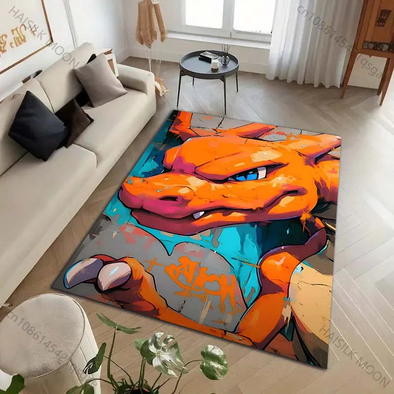 Pokemon Charizard Area Rug Carpet Pokemon Charizard Area Rug Carpet