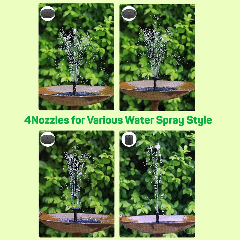 Mini Solar Water Fountain Mini Solar Water Fountain Furvenzy