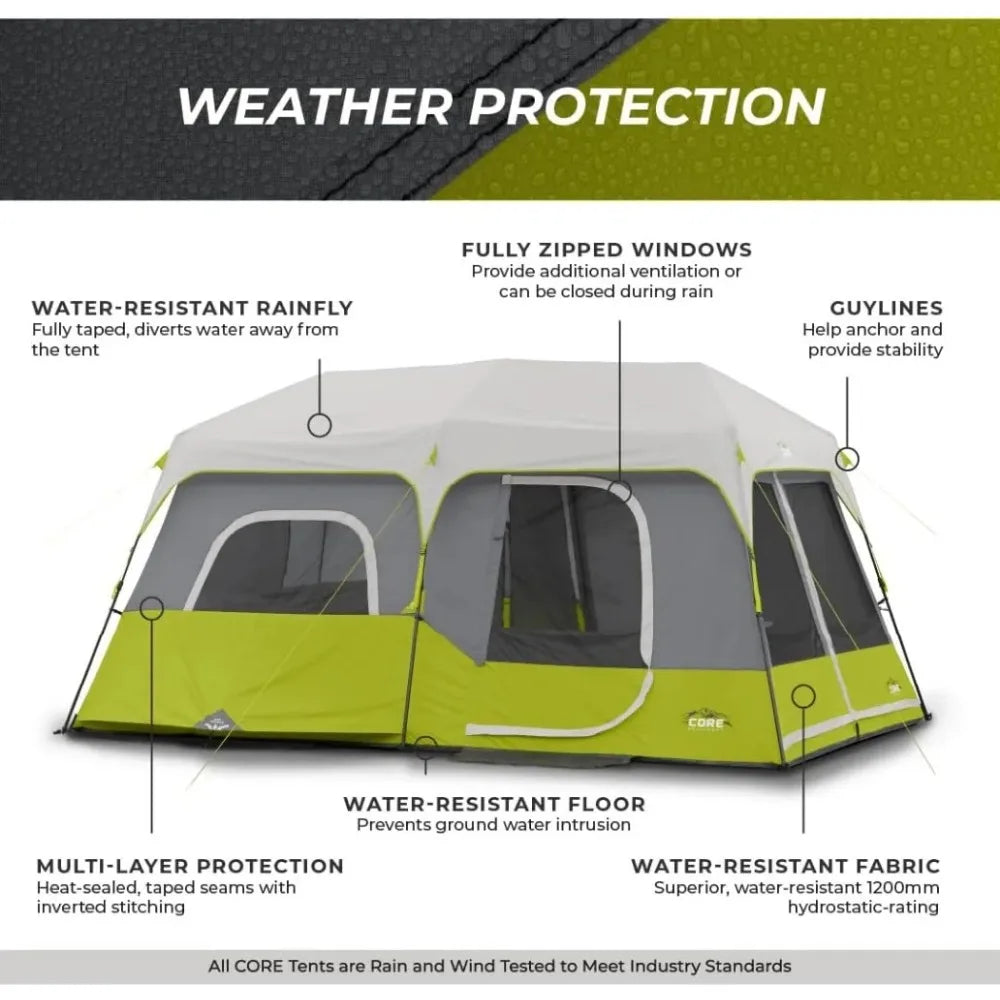 9 Person Instant Cabin Tent 9 Person Instant Cabin Tent Furvenzy