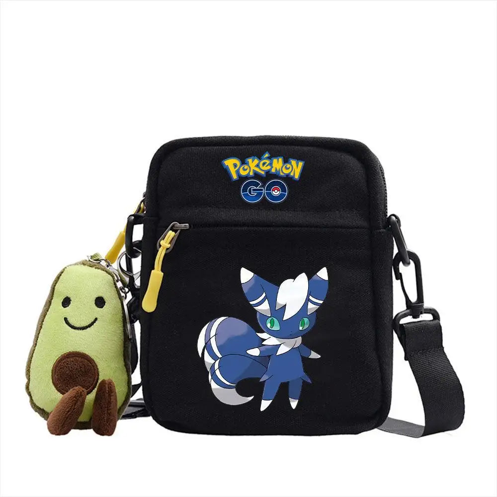 Pokemon Pikachu Canvas Crossbody Bag Pokemon Pikachu Canvas Crossbody Bag Furvenzy 1