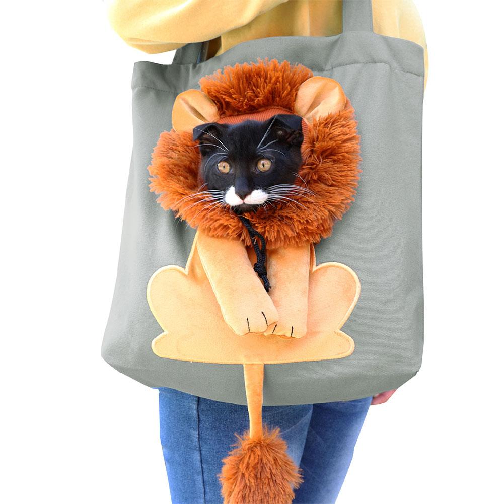 Lion Shaped Pet Shoulder Bag Lion Shaped Pet Shoulder Bag Furvenzy