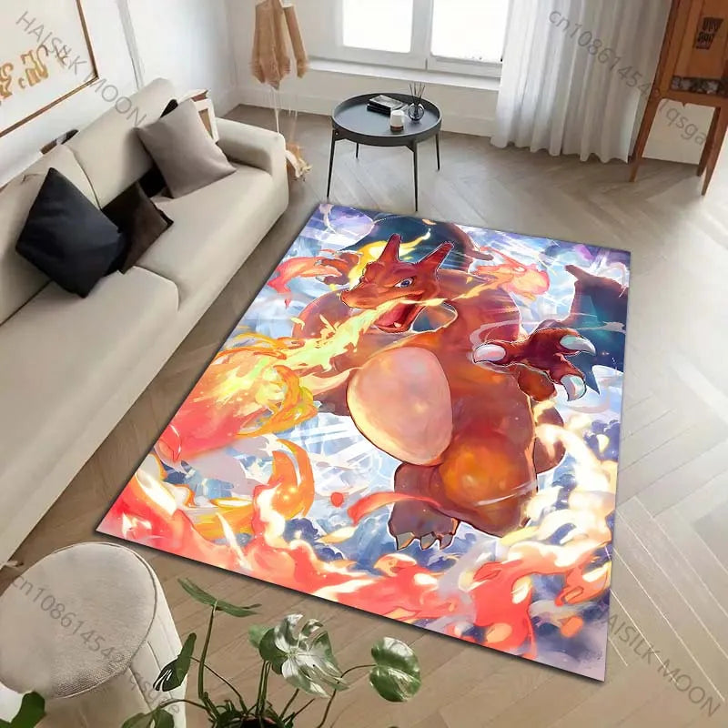 Pokemon Charizard Area Rug Carpet Pokemon Charizard Area Rug Carpet