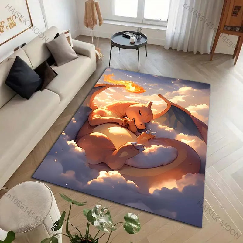 Pokemon Charizard Area Rug Carpet Pokemon Charizard Area Rug Carpet