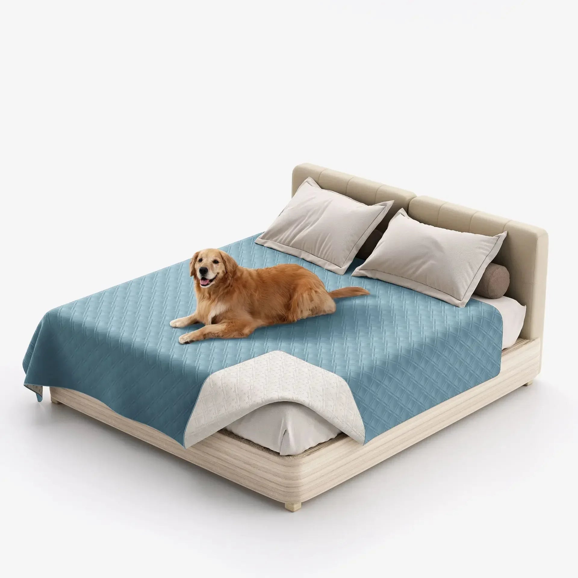 Pet Sofa Protective Mat Bed Sheet Cover Pet Sofa Protective Mat Bed Sheet Cover Furvenzy Blue 75x180cm(S)