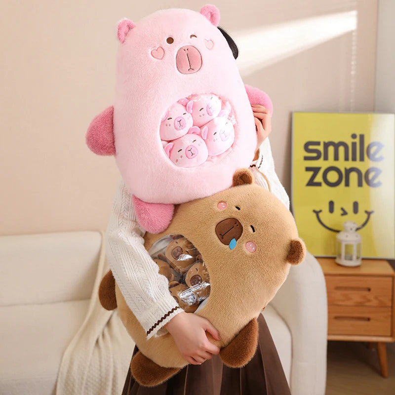 Capybara Plushies - 6 Pack Mini Dolls Plush Capybara Plushies - 6 Pack Mini Dolls Plush