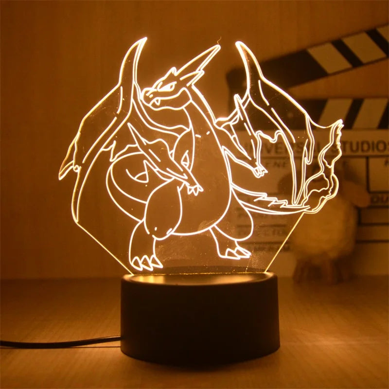 Pokemon Pikachu LED 3D Night Light Pokemon Pikachu LED 3D Night Light Furvenzy PK-028