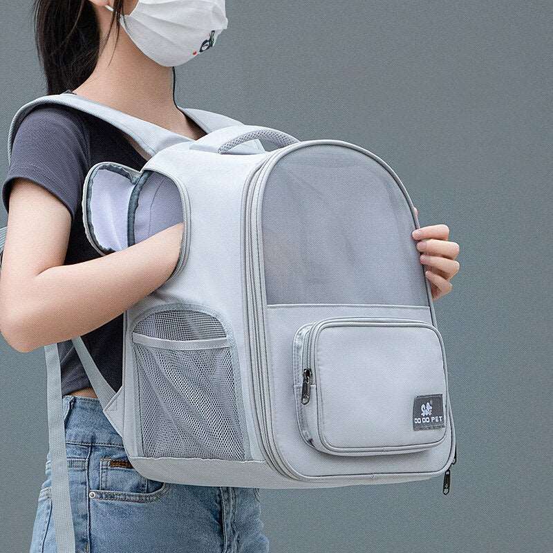 Carrier Mesh Backpack Bag for Small Dog & Cats Carrier Mesh Backpack Bag for Small Dog & Cats Furvenzy