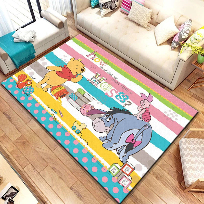 Winnie Pooh Area Carpet for Living Room & Bedroom Winnie Pooh Area Carpet for Living Room & Bedroom Furvenzy