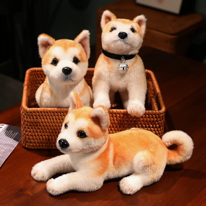 Realistic Akita Dog Plush Stuffed Toy Realistic Akita Dog Plush Stuffed Toy