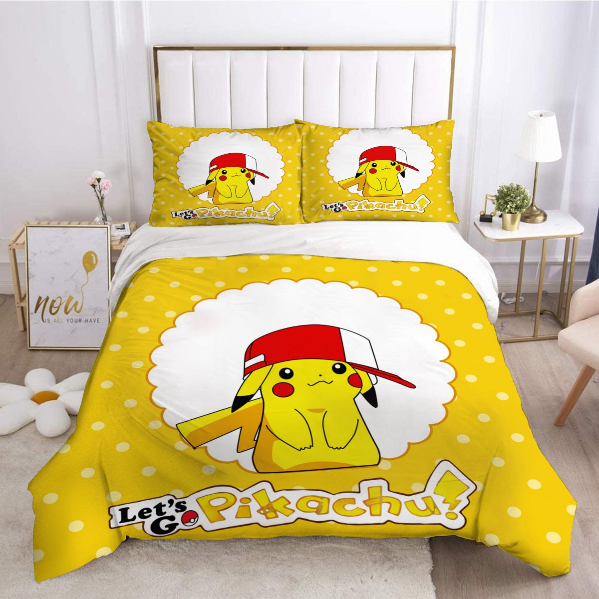 Pokemon Pikachu Quilt Cover Bedding Pokemon Pikachu Quilt Cover Bedding Furvenzy 1 Twin (172x218cm)