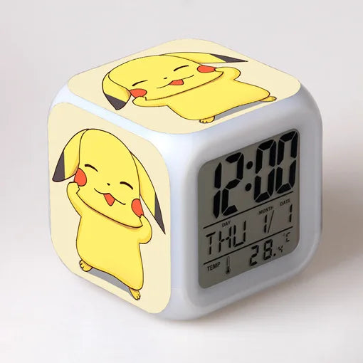Pokemon Pikachu LED Alarms Clock Pokemon Pikachu LED Alarms Clock - Furvenzy