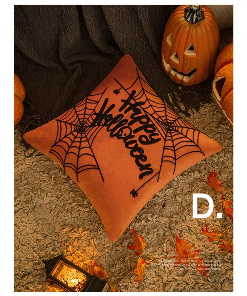 Halloween Cushion Cover Pillowcase Halloween Cushion Cover Pillowcase Furvenzy