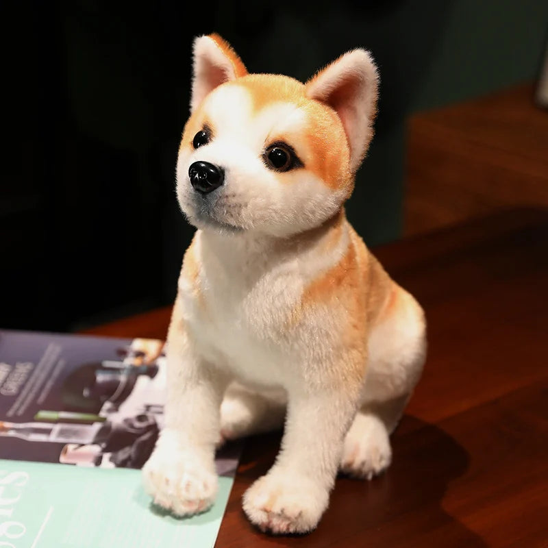 Realistic Akita Dog Plush Stuffed Toy Realistic Akita Dog Plush Stuffed Toy