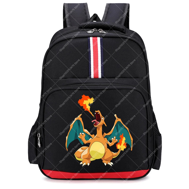 Pokemon Squirtle & Psyduck Backpack – Large Capacity School Bag Pokemon Squirtle & Psyduck Backpack – Large Capacity School Bag