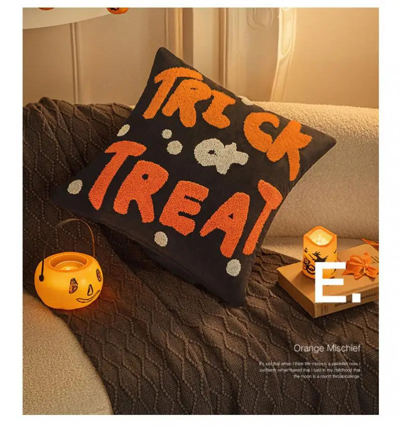 Halloween Cushion Cover Pillowcase Halloween Cushion Cover Pillowcase Furvenzy