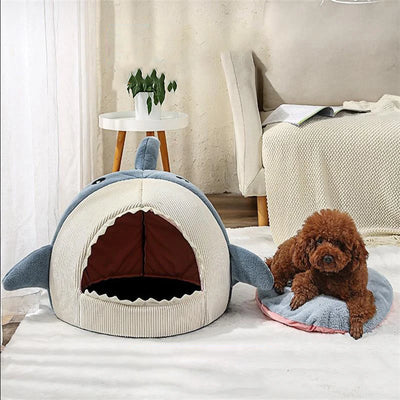 Cat Dog Kennel Cave Bed 4
