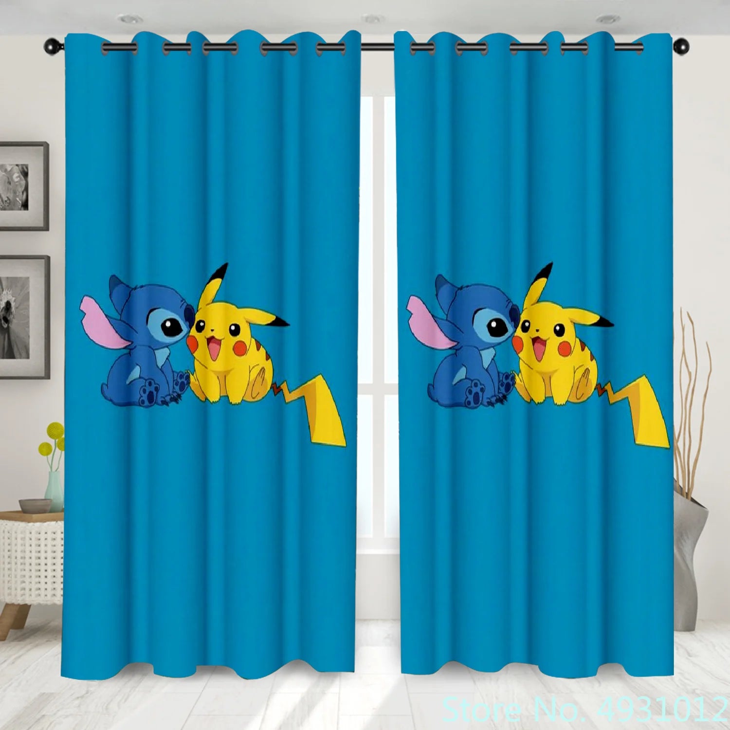 Pokemon Pikachu Curtains Pokemon Pikachu Curtains Furvenzy 5 W138x H100cm