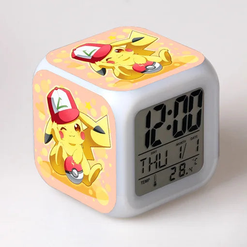 Pokemon Pikachu LED Alarms Clock Pokemon Pikachu LED Alarms Clock Furvenzy Style 7