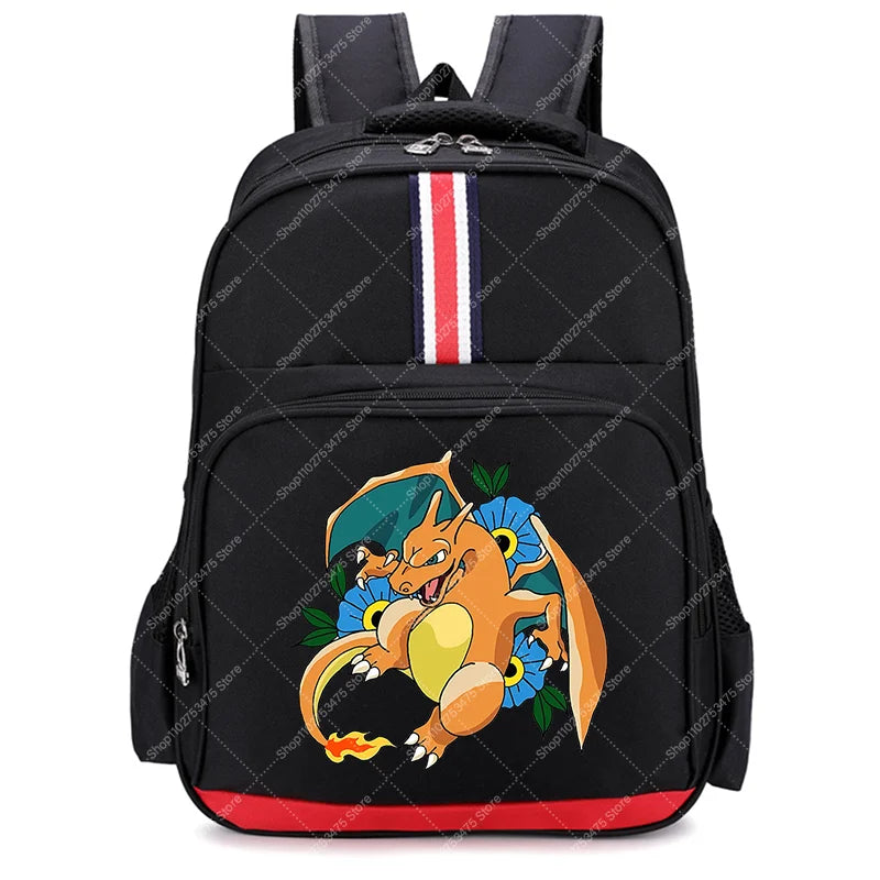 Pokemon Squirtle & Psyduck Backpack – Large Capacity School Bag Pokemon Squirtle & Psyduck Backpack – Large Capacity School Bag