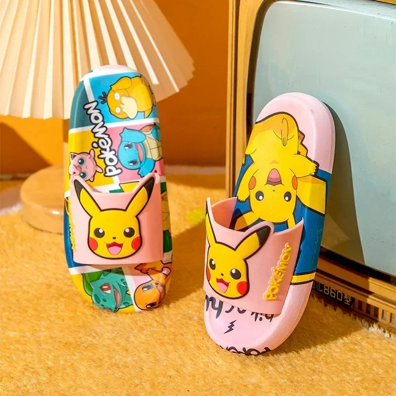 Pokemon Pikachu Slipper Sandal Shoes Pokemon Pikachu Slipper Sandal Shoes Furvenzy Pikachu Pink 30-31