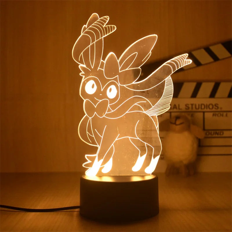 Pokemon Pikachu LED 3D Night Light Pokemon Pikachu LED 3D Night Light - Furvenzy