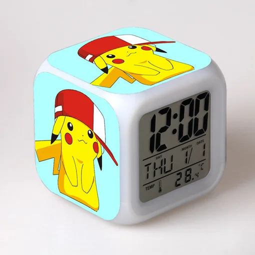 Pokemon Pikachu LED Alarms Clock Pokemon Pikachu LED Alarms Clock Furvenzy Style 2
