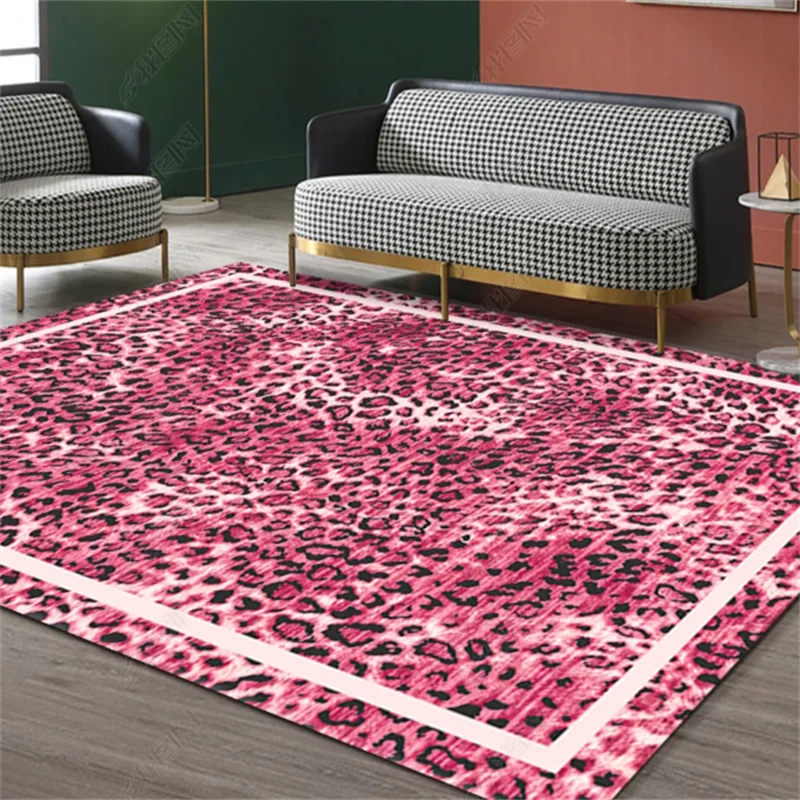 Leopard Print Luxury Rug Carpet Leopard Print Luxury Rug Carpet Furvenzy F 80x160CM
