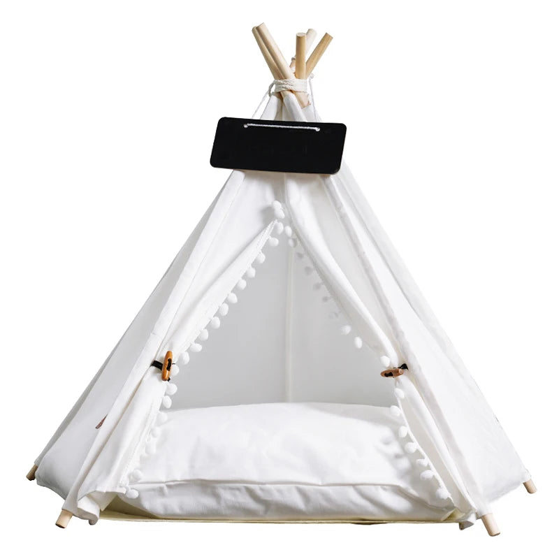 Pet Teepee Dog Bed Tent House Pet Teepee Dog Bed Tent House Furvenzy
