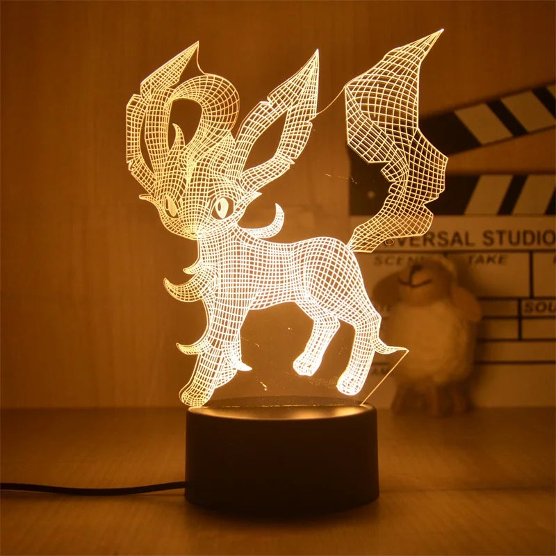 Pokemon Pikachu LED 3D Night Light Pokemon Pikachu LED 3D Night Light - Furvenzy