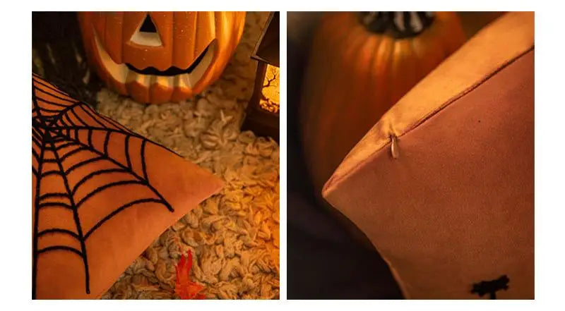 Halloween Cushion Cover Pillowcase Halloween Cushion Cover Pillowcase Furvenzy