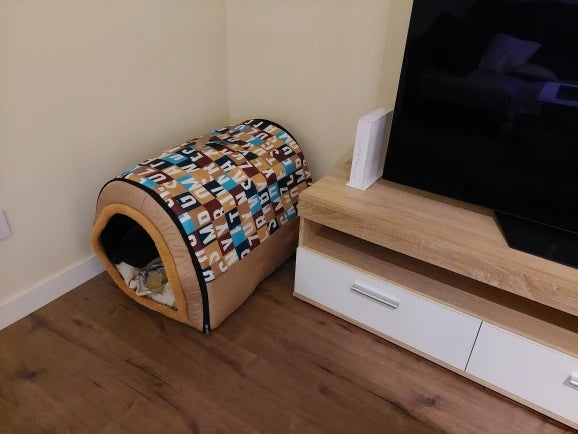 Portable Dog Cat House Bed Portable Dog Cat House Bed Furvenzy