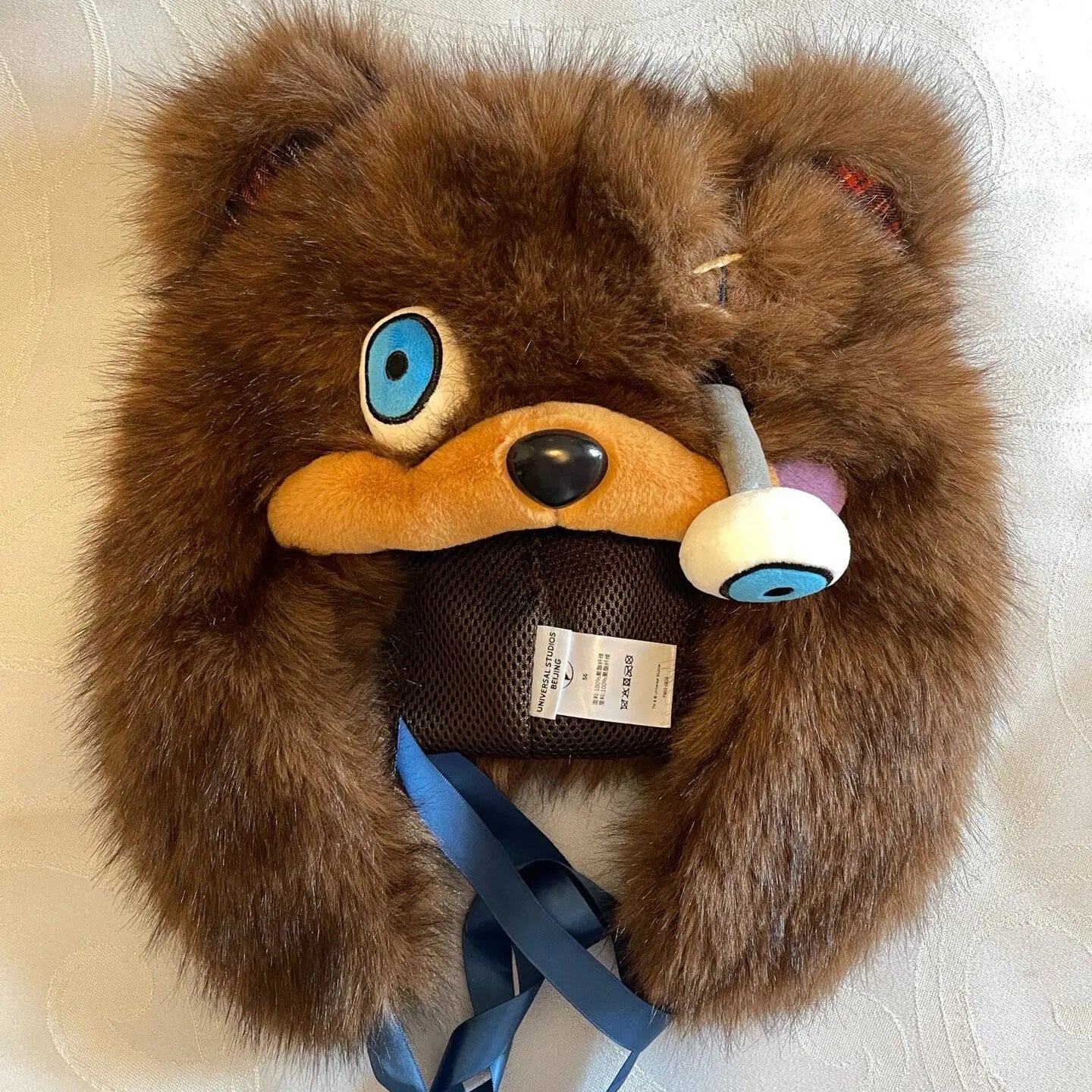 Hamikuma Bear Plush Hooded Halloween Trapper Hat Hamikuma Bear Plush Hooded Halloween Trapper Hat