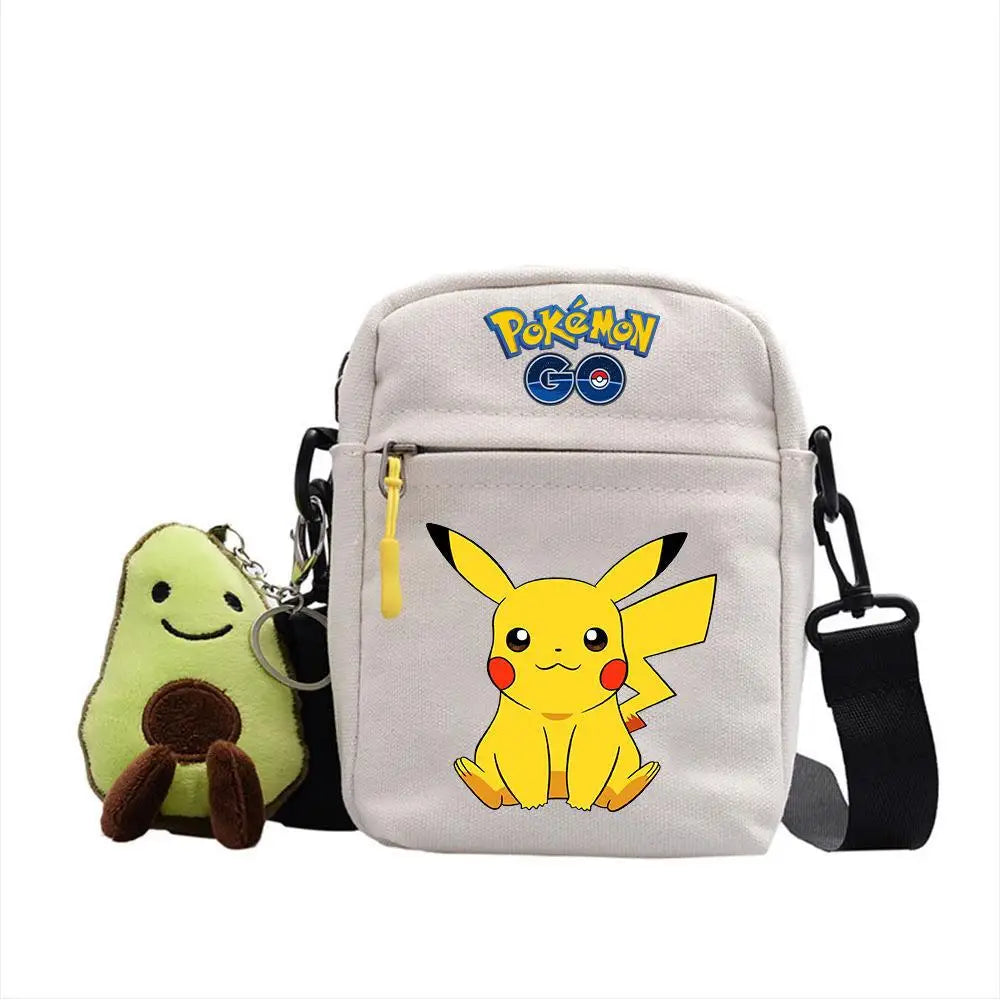 Pokemon Pikachu Canvas Crossbody Bag Pokemon Pikachu Canvas Crossbody Bag - Furvenzy