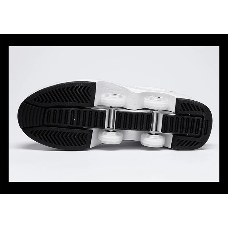 Dual Purpose Roller Skating Deformation Shoes Dual Purpose Roller Skating Deformation Shoes Furvenzy