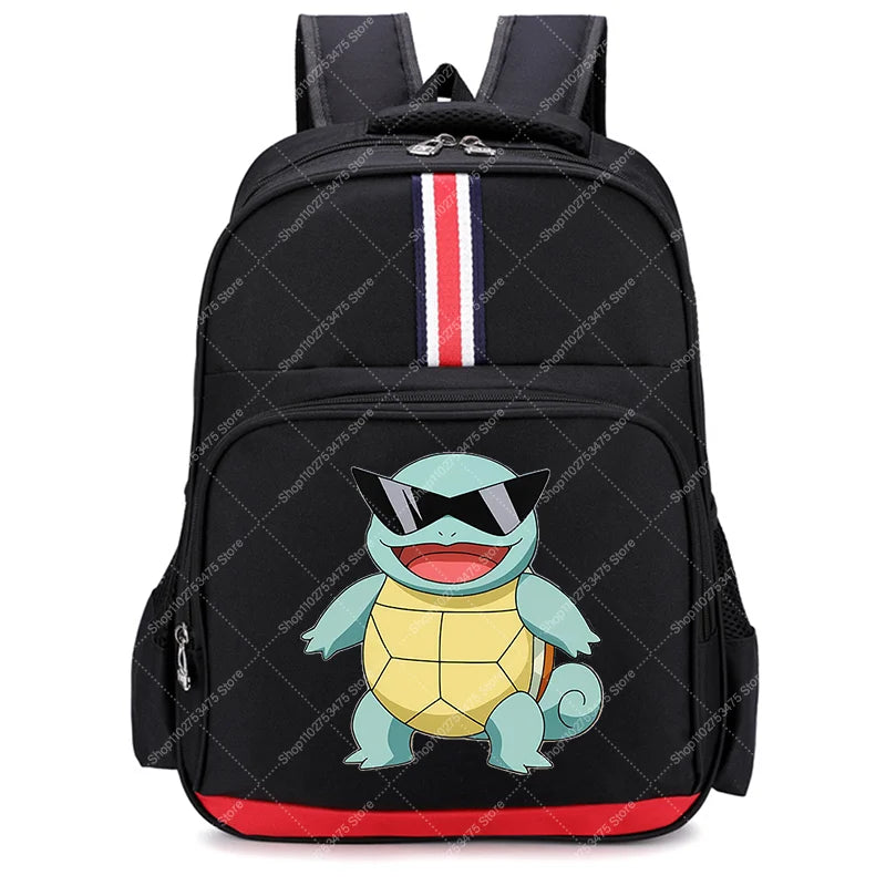 Pokemon Squirtle & Psyduck Backpack – Large Capacity School Bag Pokemon Squirtle & Psyduck Backpack – Large Capacity School Bag